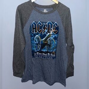 Liquid Blue AC DC raglan shirt‎